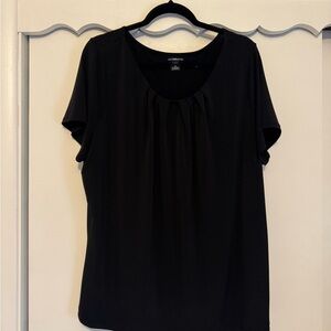 Liz Claiborne Black Short Sleeve Top